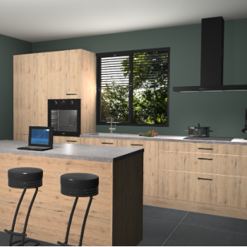 Madera natuur keuken Bonaire 29145