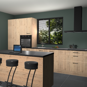 Madera natuur keuken Bonaire 29151