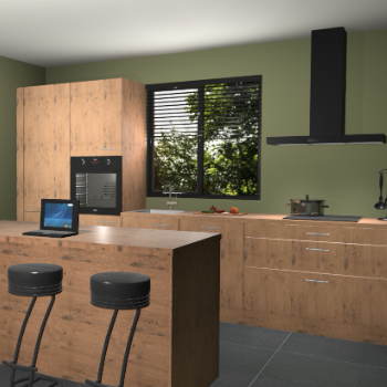Astoria eiken keuken Bonaire 29156
