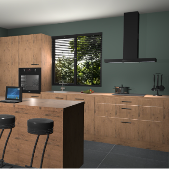 Astoria eiken keuken Bonaire 29159