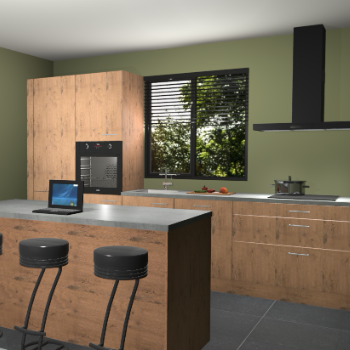 Astoria eiken keuken Bonaire 29162