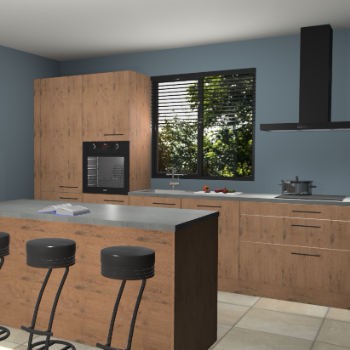 Astoria eiken keuken Bonaire 29164