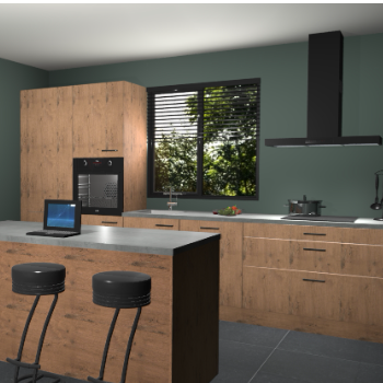 Astoria eiken keuken Bonaire 29165