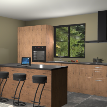 Astoria eiken keuken Bonaire 29167