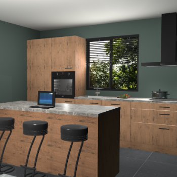 Astoria eiken keuken Bonaire 29177