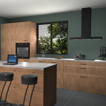 Astoria eiken keuken Bonaire 29183