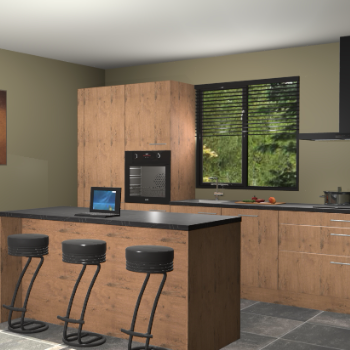 Astoria eiken keuken Bonaire 29185