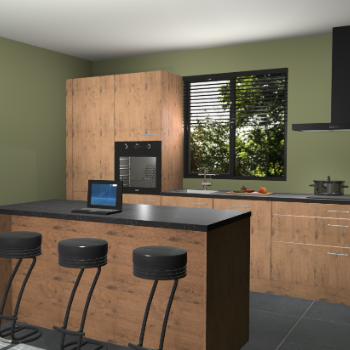 Astoria eiken keuken Bonaire 29186