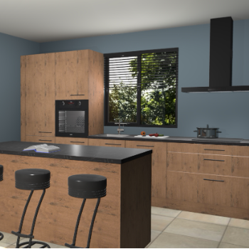 Astoria eiken keuken Bonaire 29188