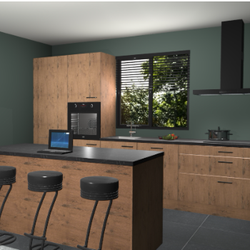 Astoria eiken keuken Bonaire 29189