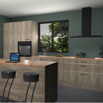 Cantaro eiken keuken Bonaire 29195