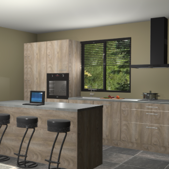 Cantaro eiken keuken Bonaire 29197