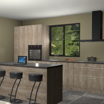 Cantaro eiken keuken Bonaire 29203