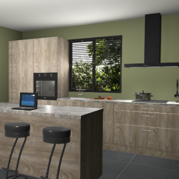 Cantaro eiken keuken Bonaire 29210