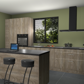 Cantaro eiken keuken Bonaire 29222