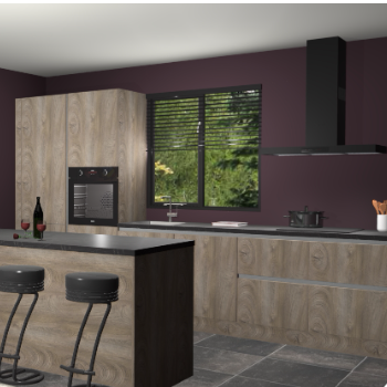 Cantaro eiken greeploze keuken Bonaire 29223