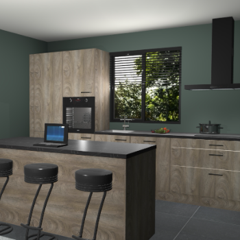 Cantaro eiken keuken Bonaire 29225