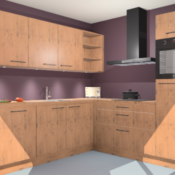 Astoria eiken keuken Luanda 29416