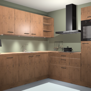 Astoria eiken keuken Luanda 29417