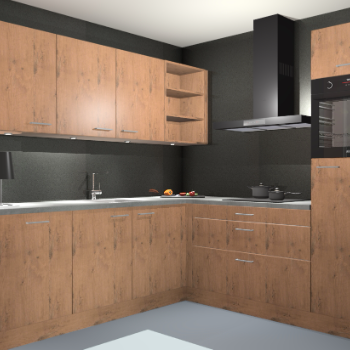 Astoria eiken keuken Luanda 29421