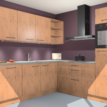 Astoria eiken keuken Luanda 29423