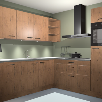 Astoria eiken keuken Luanda 29424