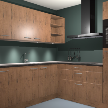 Astoria eiken keuken Luanda 29426