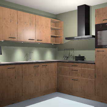 Astoria eiken keuken Luanda 29430