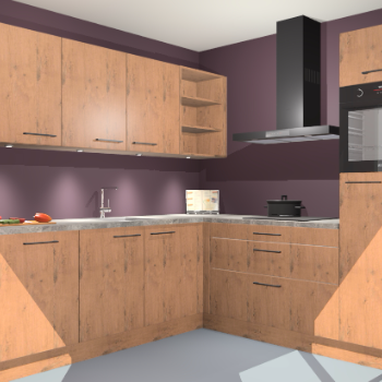 Astoria eiken keuken Luanda 29435