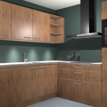 Astoria eiken keuken Luanda 29438