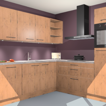 Astoria eiken keuken Luanda 29441