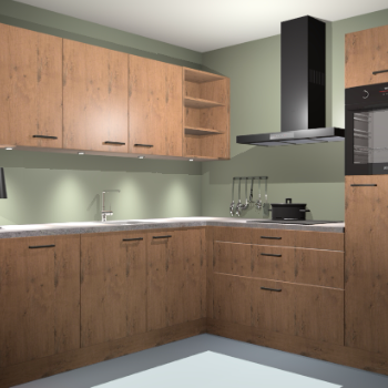 Astoria eiken keuken Luanda 29442