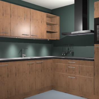 Astoria eiken keuken Luanda 29444