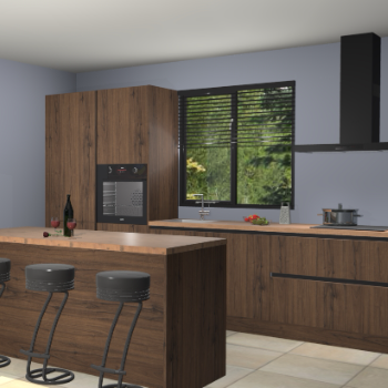 Noten greeploze keuken Bonaire 29305