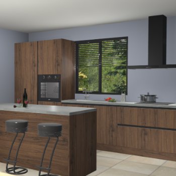 Noten greeploze keuken Bonaire 29311