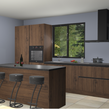 Noten greeploze keuken Bonaire 29335