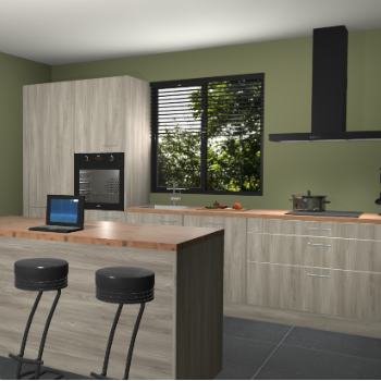 Vuren keuken Bonaire 29344