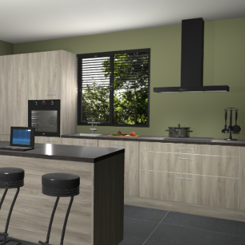 Vuren keuken Bonaire 29358