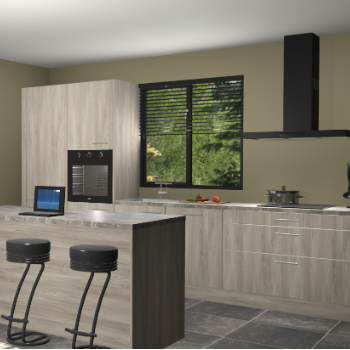 Vuren keuken Bonaire 29364