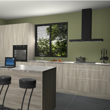 Vuren keuken Bonaire 29365