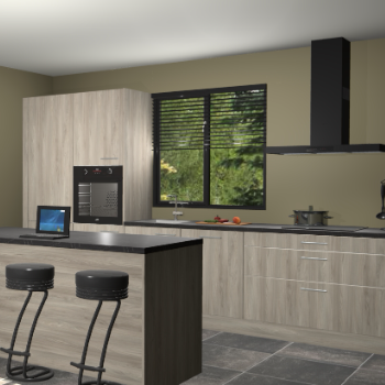 Vuren keuken Bonaire 29376