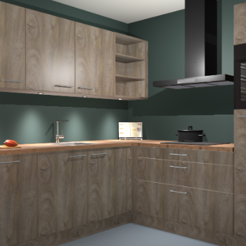 Cantaro eiken keuken Luanda 29579