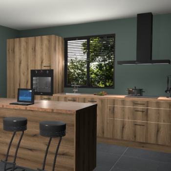 Gouden eiken keuken Bonaire 29511