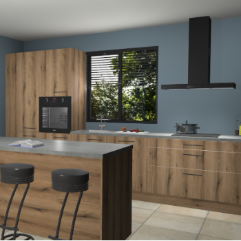 Gouden eiken keuken Bonaire 29548