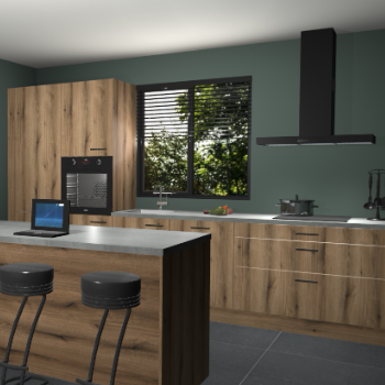 Gouden eiken keuken Bonaire 29518