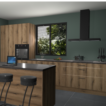 Gouden eiken keuken Bonaire 29524