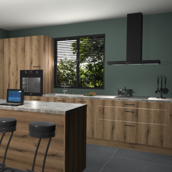 Gouden eiken keuken Bonaire 29530