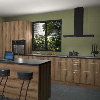 Gouden eiken keuken Bonaire 29539