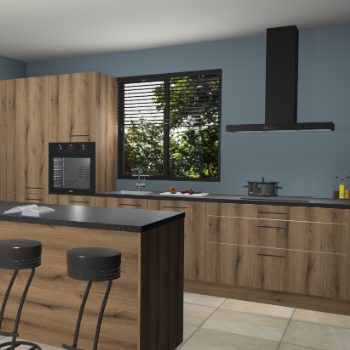 Gouden eiken keuken Bonaire 29541