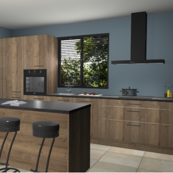 Chocolade eiken keuken Bonaire 29618